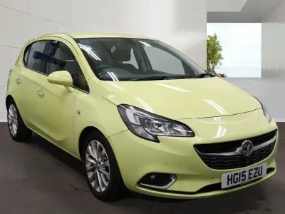 Used Vauxhall Corsa 90 HP (66 kW) 2015 Green Hatchback
