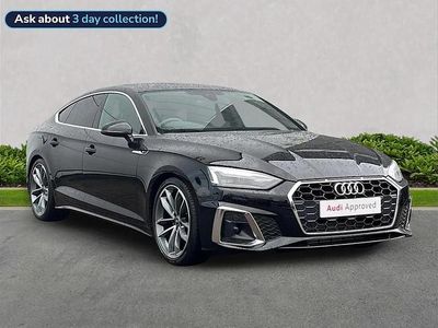 Used Audi A5 Sportback S-Line 150 HP (110 kW) 2023 Black Hatchback
