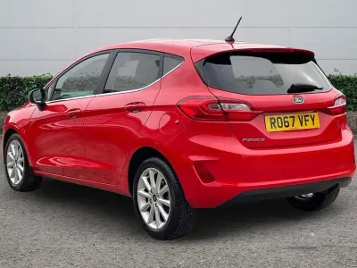 Used Ford Fiesta Titanium 2017 Red Hatchback