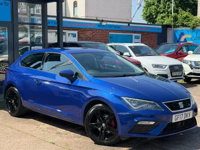 Used Seat Leon FR 150 HP (110 kW) 2017 Blue Hatchback