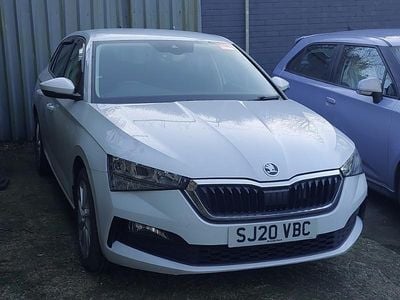 Used Skoda Scala SE L 115 HP (84 kW) 2020 White Hatchback