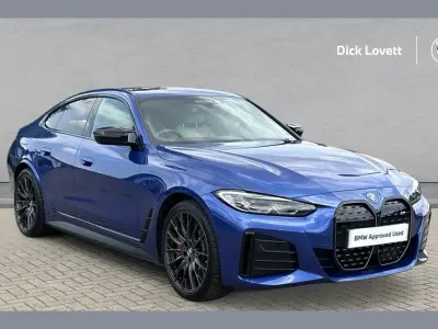 Used BMW i4 M Sport 400 kW (544 HP) 2022 Blue Sedan