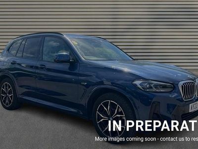 Used BMW X3 M Sport 292 HP (214 kW) 2022 Phytonic blue metallic paint SUV
