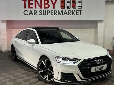 White Used 2021 Audi A8 Black Edition Sedan | £35,795 (A bit pricey)