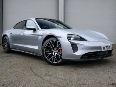 Used Porsche Taycan Performance Package 419 kW (571 HP) 2022 Silver Sedan