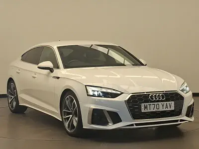 Used Audi A5 S-Line 163 HP (119 kW) 2020 White Coupe