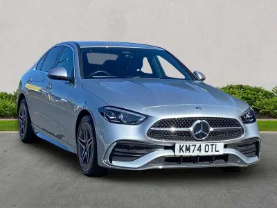Usado Mercedes C300e AMG line 2024 Prateado Sedan