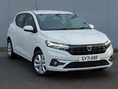 White Used 2021 Dacia Sandero Comfort Hatchback | £9,698 (Fair price)