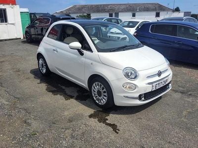 Used Fiat 500 Lounge 69 HP (50 kW) 2017 White Hatchback