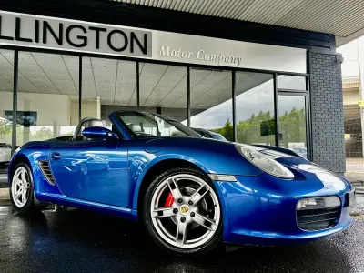 Used Porsche Boxster 245 HP (180 kW) 2007 Blue Cabriolet