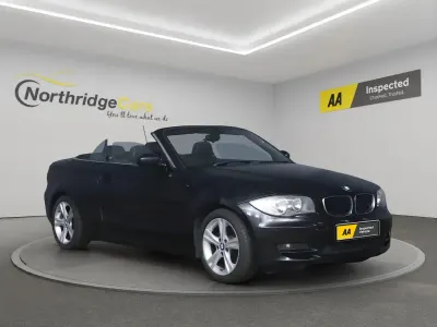 Used BMW 120 Cabriolet 170 HP (125 kW) 2008 Black Cabriolet