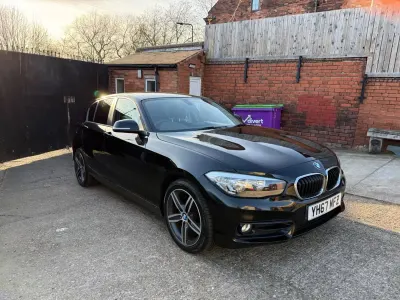 Usado BMW 118 Sport Line 2017 Negro Utilitario