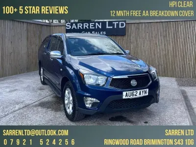 Used SsangYong Korando 175 HP (128 kW) 2012 Blue SUV
