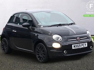Black Used 2019 Fiat 500 Anniversary Hatchback | £8,899 (A bit pricey)