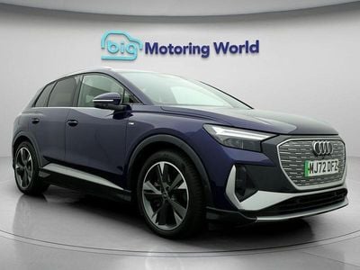 Blue Used 2022 Audi Q4 e-tron S-Line SUV | £20,700 (Good price)