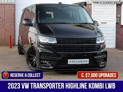 Used VW T6.1 Highline 2023 Black Van