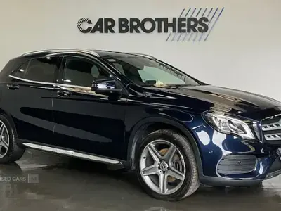 Used Mercedes GLA220 AMG Line Premium 177 HP (130 kW) 2017 Blue SUV