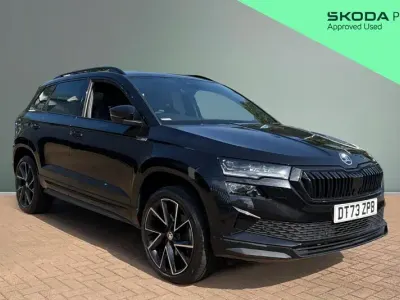 Używany Skoda Karoq SportLine 150 KM (110 kW) 2023 Czarny SUV