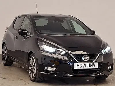 Begagnad Nissan Micra Tekna 92 HK (67 kW) 2021 Svart Halvkombi