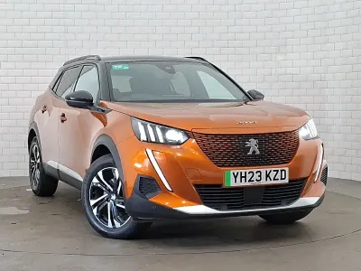 Used Peugeot e-2008 GTi 100 kW (136 HP) 2023 Orange SUV