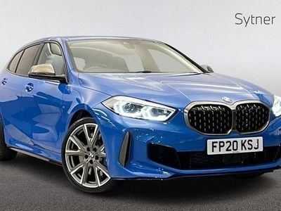 Used BMW M135 M Sport 302 HP (222 kW) 2020 Blue Hatchback