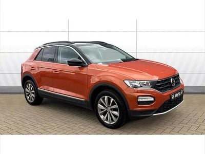 Used VW T-Roc Design 150 HP (110 kW) 2018 Orange SUV