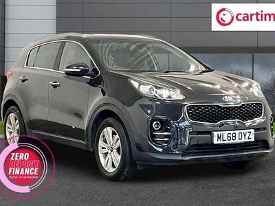 Begagnad Kia Sportage 114 HK (83 kW) 2018 Svart SUV