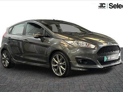 Usado Ford Fiesta ST-Line 123 HP (90 kW) 2017 Cinzento Citadino