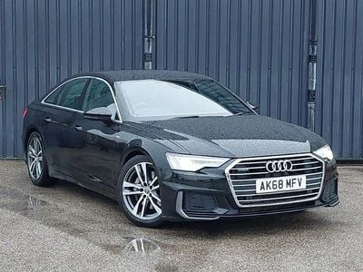 Used Audi A6 S-Line 286 HP (210 kW) 2018 Black Sedan