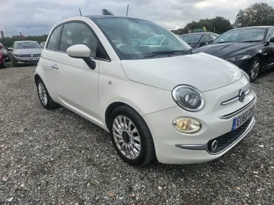Used Fiat 500 Lounge 69 HP (50 kW) 2015 White Hatchback