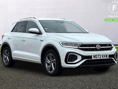 White Used 2022 VW T-Roc R-line SUV | £21,099 (Good price)