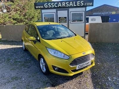 Used Ford Fiesta Zetec 2013 Yellow Hatchback