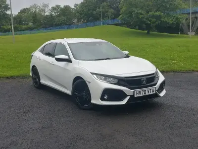 Used Honda Civic SR 126 HP (92 kW) 2020 White Hatchback