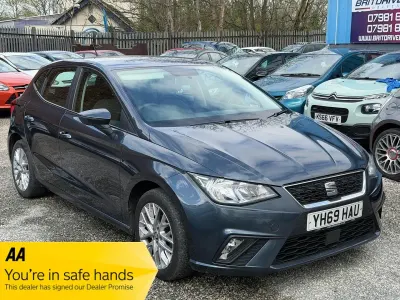 Begagnad Seat Ibiza SE Technology 95 HK (69 kW) 2019 Grå Halvkombi