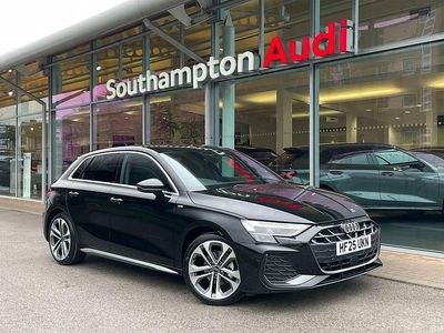 Black Used 2025 Audi A3 Sportback S-Line Hatchback | £33,450