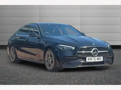 Used Mercedes C200 AMG line 221 HP (162 kW) 2025 Black Sedan