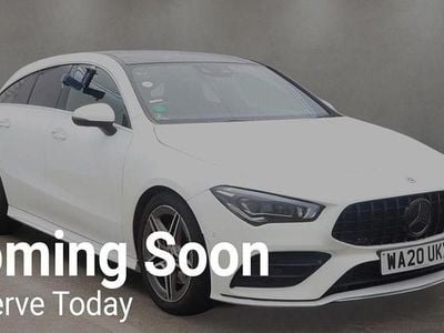 Used Mercedes CLA200 Shooting Brake AMG line 2020 White Estate