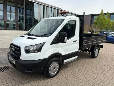 Used Ford Transit S 130 HP (95 kW) 2022 White Cabriolet