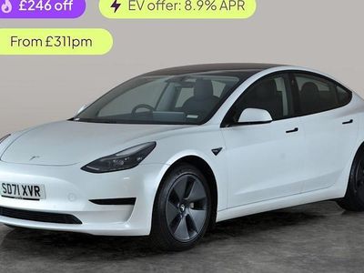 White Used 2021 Tesla Model 3 Standard Range Sedan | £17,652 (Fair price)