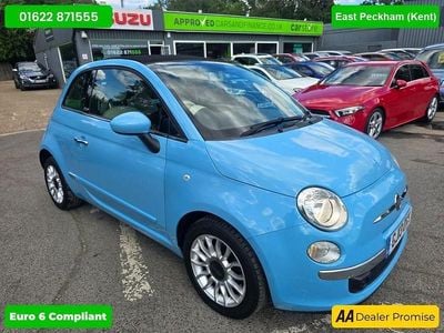 Used Fiat 500C Lounge 2013 Blue Cabriolet