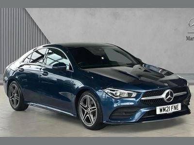 Used Mercedes CLA180 AMG line 136 HP (100 kW) 2021 Denim blue metallic  Sedan