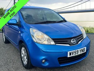 Used Nissan Note Acenta 110 HP (80 kW) 2009 Blue Hatchback