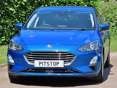Blue metallic Used 2019 Ford Focus Titanium X Hatchback | £12,100 (Fair price)