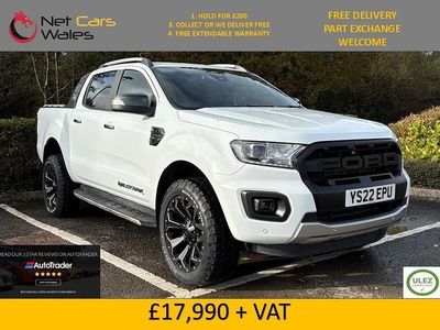 White Used 2022 Ford Ranger Wildtrack Pickup | £17,990 (Fair price)