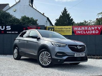 Used Vauxhall Grandland X S 130 HP (95 kW) 2018 Grey SUV