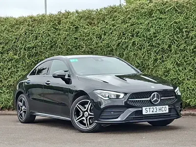 Used Mercedes CLA250 AMG Line Premium 218 HP (160 kW) 2023 Black Coupe