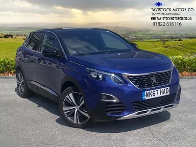Used Peugeot 3008 GT-line 120 HP (88 kW) 2017 Blue SUV