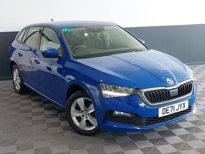 Used Skoda Scala SE 150 HP (110 kW) 2022 Blue Hatchback