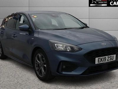 Used Ford Focus ST-Line 125 HP (91 kW) 2019 Blue Hatchback