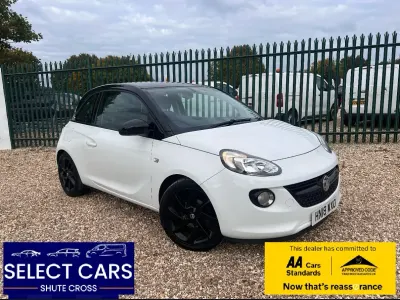 Used Vauxhall Adam S 70 HP (51 kW) 2018 White Hatchback